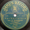 Herbaciarnia - Janus-Record kat. No. 371. mx 2523.