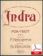 Indra - foxtrot
muz. Feliks Halpern
sł. Stanisław Ratold
zbór Biblioteki Narodowej
