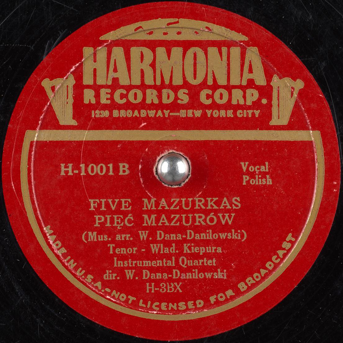 Harmonia Records Corp.