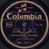 A gdy poszedł król na wojnę - Columbia seria DM kat. DM. 1522 a. mx WJ. 205