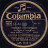 Aria Adeli (Johann Strauss syn – Krzewiński) - Columbia seria DM kat. DM. 1618 a mx WJ. 267