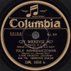 Czy wierzysz mi? (Rapacki – Nel) - Columbia seria DM kat. DM. 1658 b mx WJ. 319