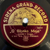 Moje słońce (O sole mio) - Syrena-Grand-Record kat. 1274 mx 13333