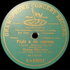 Pójdź w me ramiona - Gramophone Concert Record kat. V. 63833 mx 