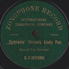 Rachelo, kiedy Pan... - Zonophone Record kat. X-2-102390 mx 5260