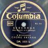 Serenada (Albéniz – Rybicki) - Columbia seria DM kat. DM. 1655 b. mx WJ. 314