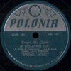 Tango dla ciebie - Polonia Records (Orbis) kat. CAT. 186 mx OP. 245