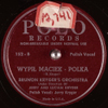 Wypił Maciek - Polo Records kat. 152 - B mx PO-152-B