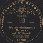 Ostatnie wiadomości z Warszawy