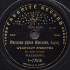 Warszawo, piękna Warszawo