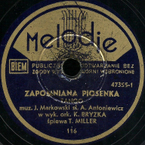 Zapomniana piosenka (Markowski, Antoniewicz)