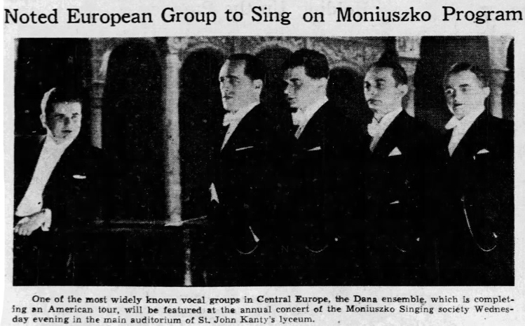 Chór Dana Buffalo 1937 r.