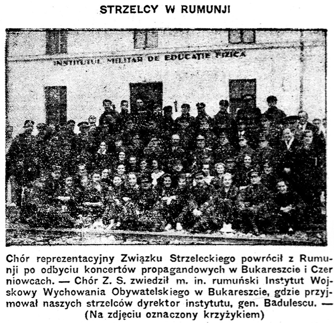Chór Reprezentacyjny Związku Strzeleckiego (1935 r.)