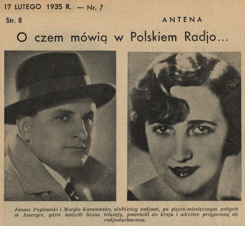 Janusz Popławski i Maryla Karwowska