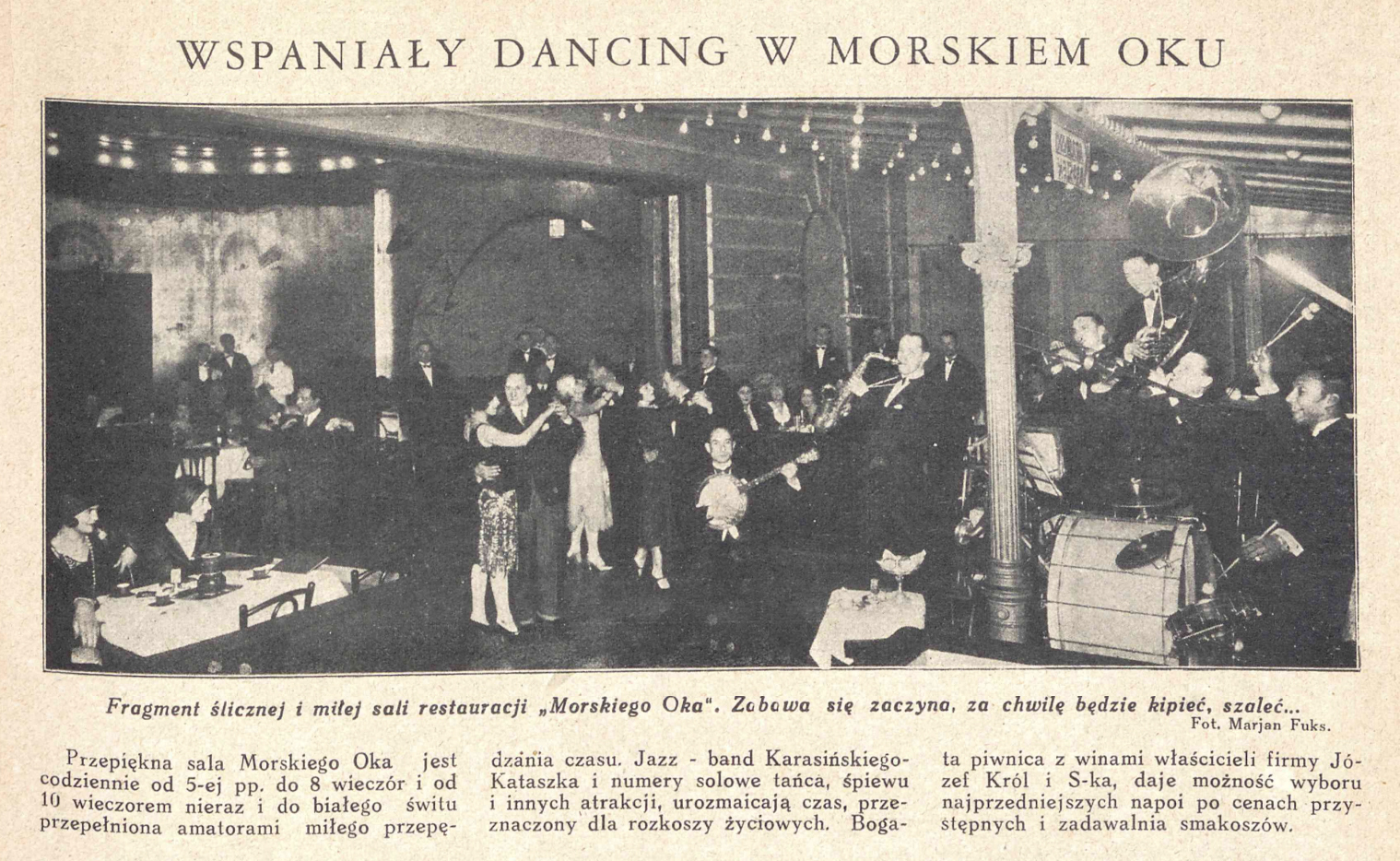 Orkiestra Karasińskiego i Kataszka w „Morskiem Oku”