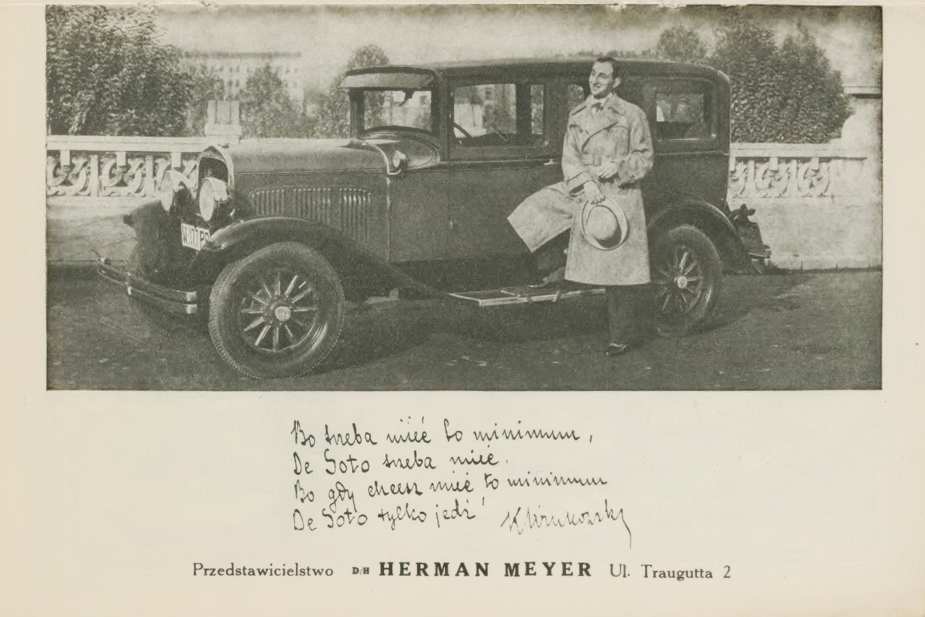 Kazimierz Krukowski - reklama De Soto