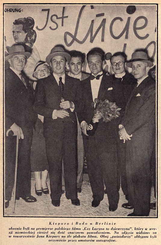 Kiepura i Bodo - Berlin 1935 r.