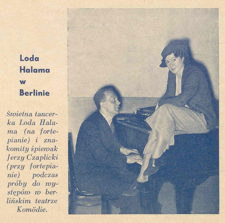 Loda Halama i Jerzy Czaplicki
(1936 r.)