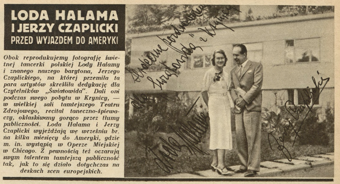 Loda Halama i Jerzy Czaplicki