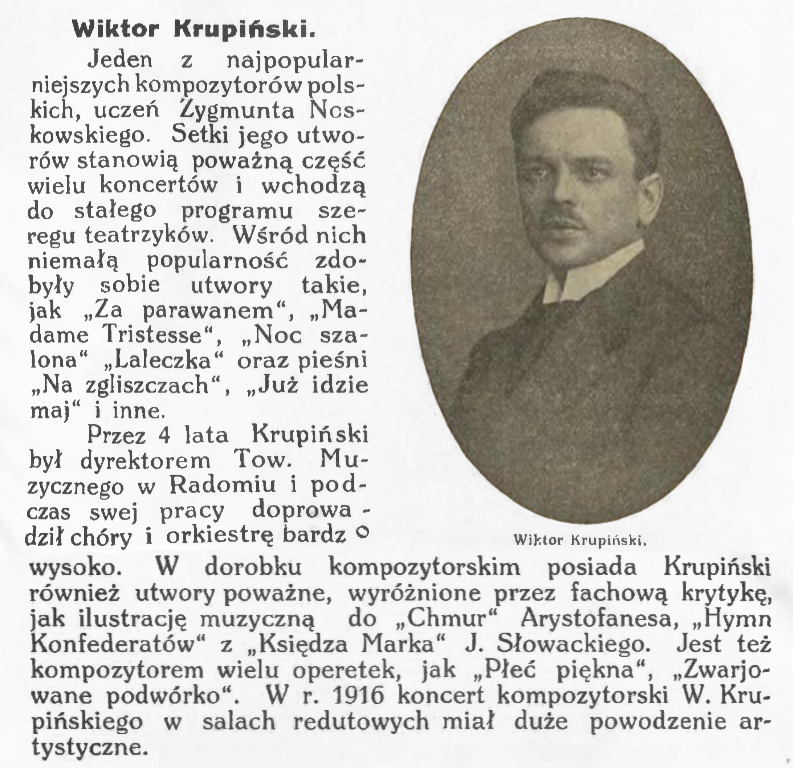 Wiktor Krupiński (tuż przed 1917 r.)