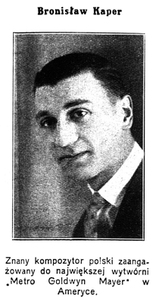 Bronisław Kaper (1934 r.)