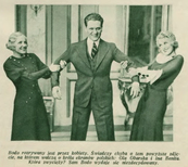 Eugeniusz Bodo, Ola Obarska i Ina Benita Eugeniusz Bodo, Ola Obarska i Ina Benita