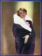 Hanka Ordonówna (reklama futra 1928 r.)