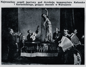 Orkiestra jazzowa Zygmunta Karasińskiego i Szymona Kataszka - 1933 r.