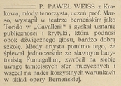 Paweł Weiss (1900 r.)