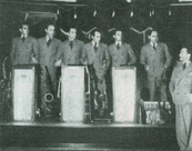Szał (od lewej Zbigniew Wróbel, Zdzisław Gottlib, Zygmunt i Leopold Haarowie, Jack Laub, Leon Haber, Stefan Bober)