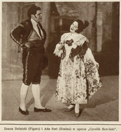 Zenon Dolnicki i Ada Sari (Cyrulik Sewilski 1927 r.)