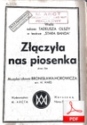 Złączyła nas piosenka – slowfox
muz. i sł. Bronisław Horowicz
przesłał Mateusz Kocur