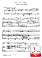 Błękitne oczy - tango
muz. Emma P. la Freniere
sł. Jerzy Jurandot