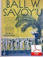 Całować umiem tak, jak Tangolita! - tango
muz. Pál Ábrahám
sł. Andrzej Włast
