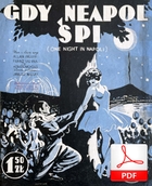 Gdy Neapol śpi - tango
muz. Allan Ingram, Franz Vienna, Horatio Nicholls
sł. Jerzy Jurandot