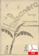 Habanera - tango
muz. Lothar Brühne
sł. Wacław Stępień