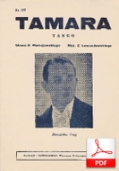 nuty: Tamara (Lewandowski, Maciejowski) - tango cygańskie
muz. Zygmunt Lewandowski
sł. Zbigniew Maciejowski