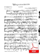 nuty: Wspomnienia - tango
muz. Tadeusz Wiśniewski
sł. Aleksander Jellin